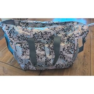 Teamoy Breast Pump Bag Backpack Floral Pump Tote Multi Pocket Diaper Travel‎